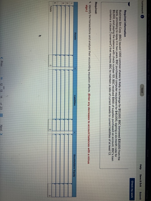  homework Saved Help Save & Exit Submit Check my work Required
