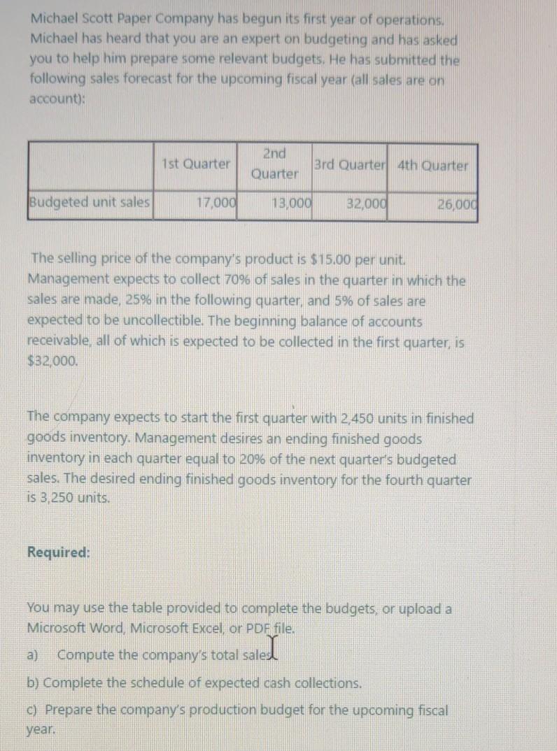 these products follow: Products A B $62.70 $57.40 $75.45 Selling price per