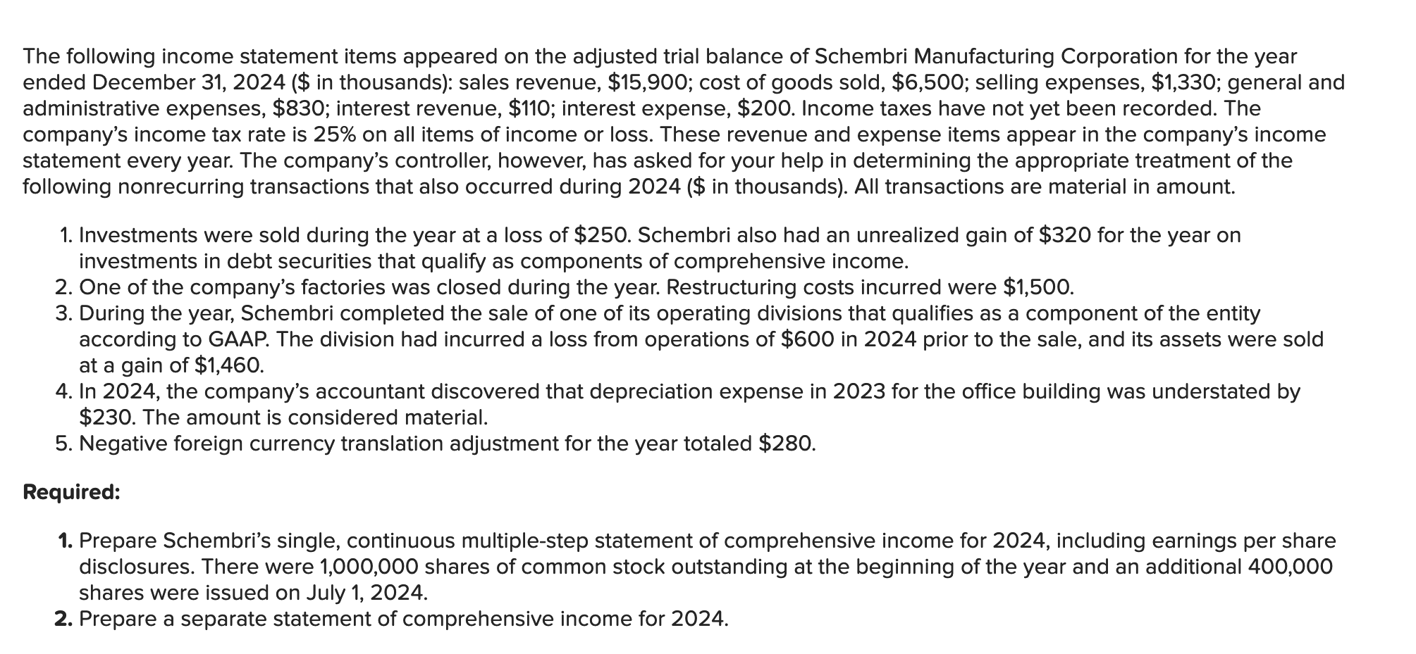 Please answer this question and explain a bit for the answers where