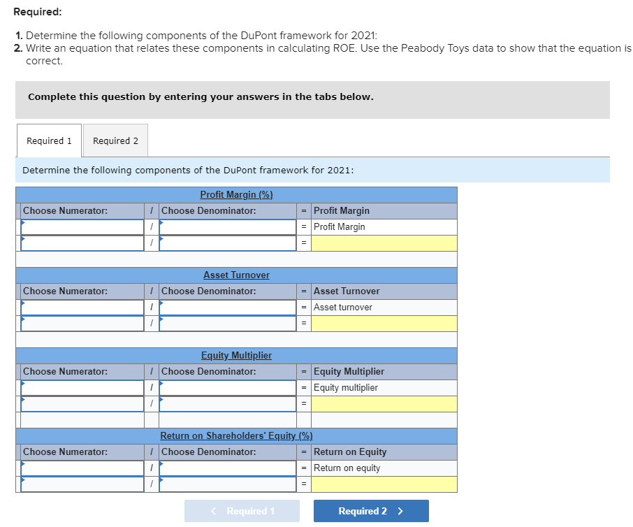 THANK YOU! The following condensed information was reported by Peabody Toys, In.,