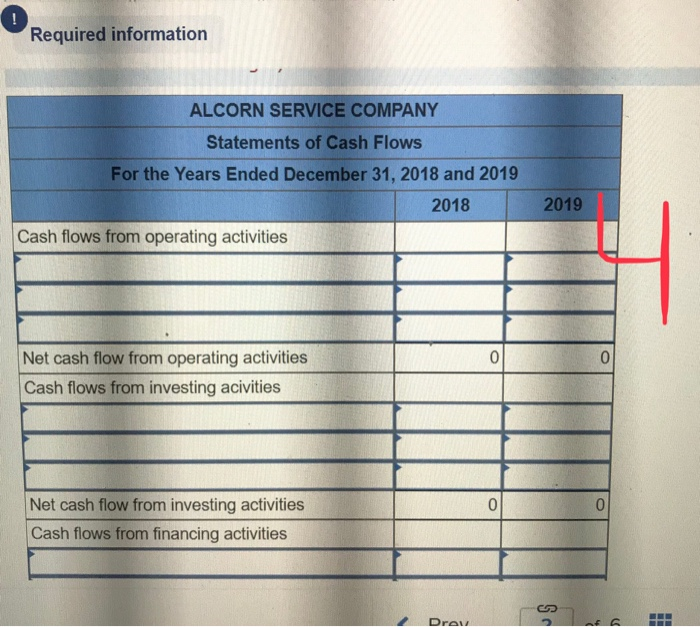 cash for other operating expenses. 7. Collected $46,000 cash from accounts receivable.