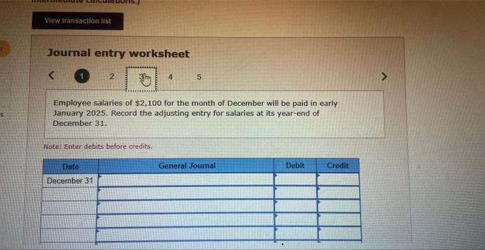 representing rent for December and January, was credited to Deferred Revenue on