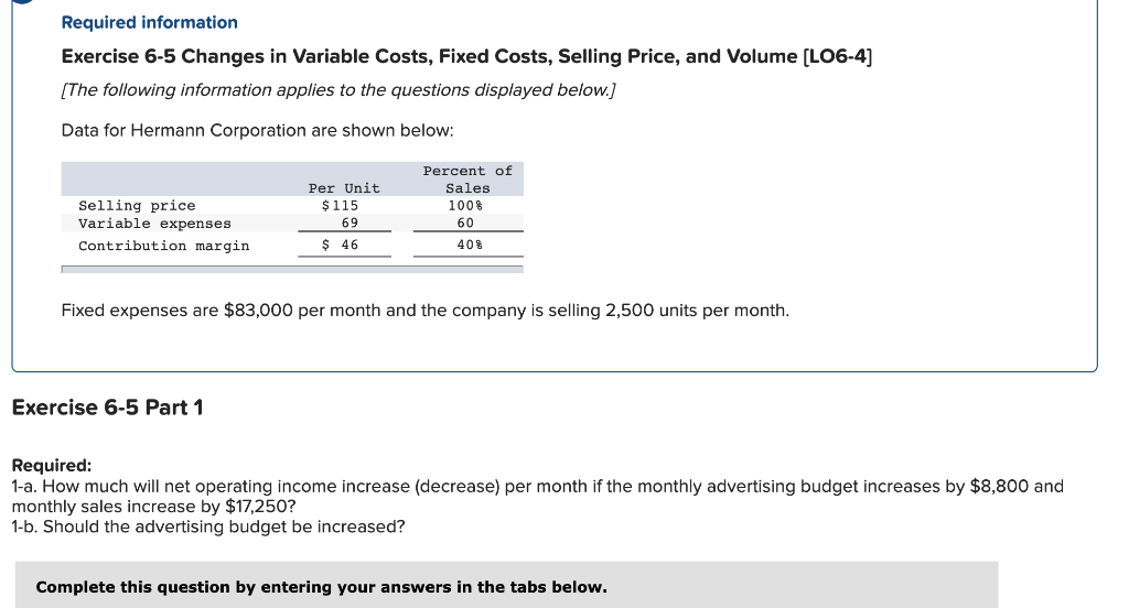 when Holiday Creations, Inc., sold 42,000 units, total sales were $283,000, total