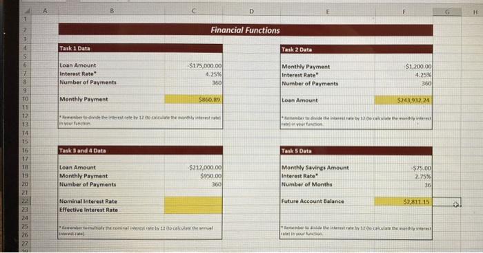 what formula and function do i use to calculate the nomianl intrest