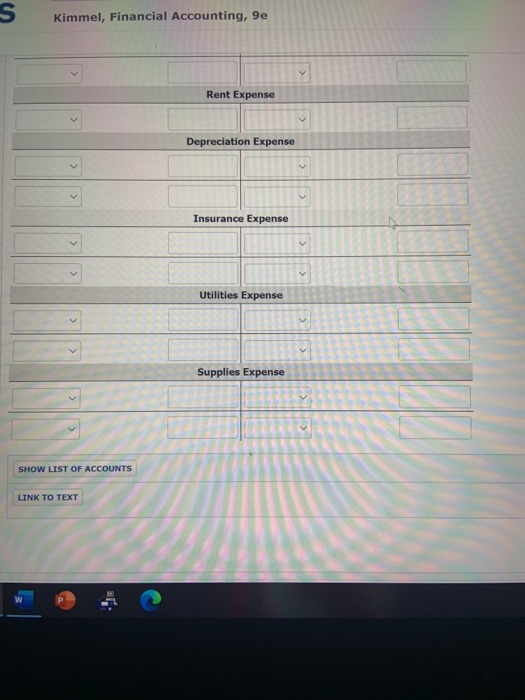 Stock Service Revenue Salaries and Wages Expense Rent Expense $ 4,210 5,200