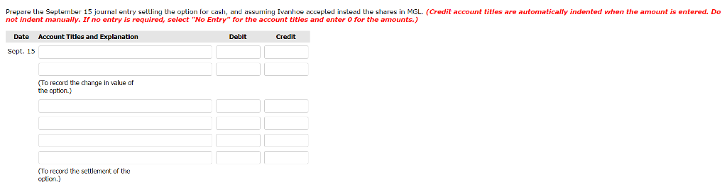 the list of accounts so that its easier. Please show your calculations!
