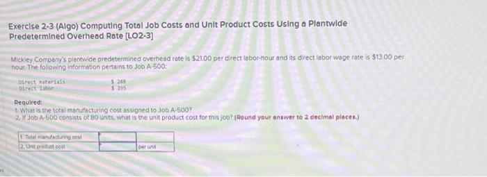 the basis of direct labor-hours. At the beginning of the yeoc, in