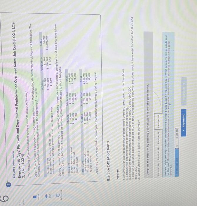 Luthon Company uses a plantwide predetermined overhead rate of $23.50 per direct