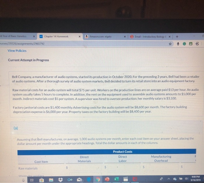  * Amazon.com: elgato * Email - Introductory Biology x + nd