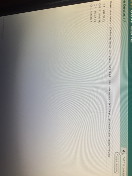  I nis Question: *y 2017 (6 compet Previous Question Marker whate