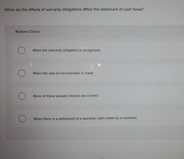 CAN YOU PLEASE HELP ME SOLVE THIS When do the effects of