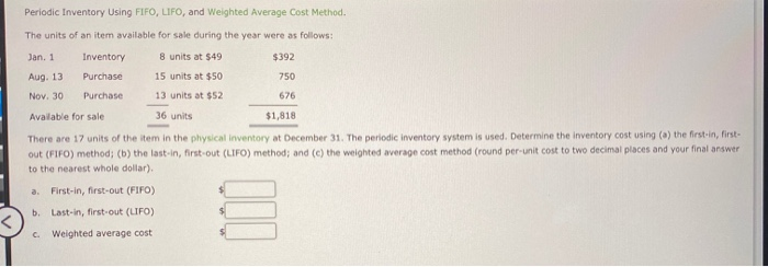 for Item 88-HX are as follows: Mar. 1 Inventory 96 units @