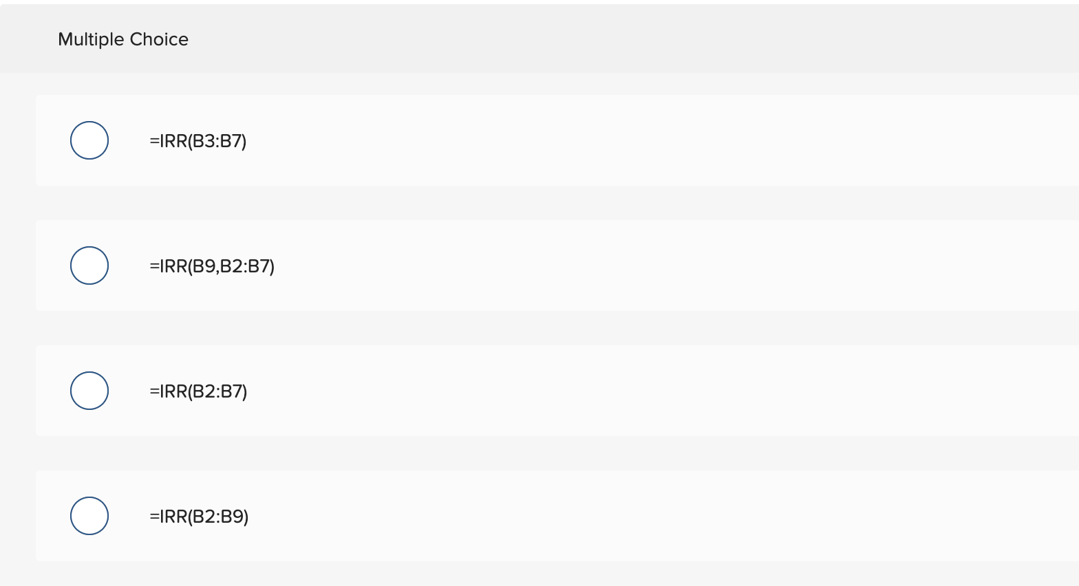 A 1.1.1 Clipboard Font : A Year B Cash Inflows (Outflows) 1