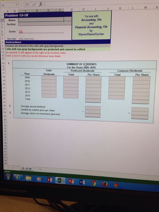 Corporations: Organization, Stock Transactions, and Dividends Problems Series B OBJ.3 PR 13-1B