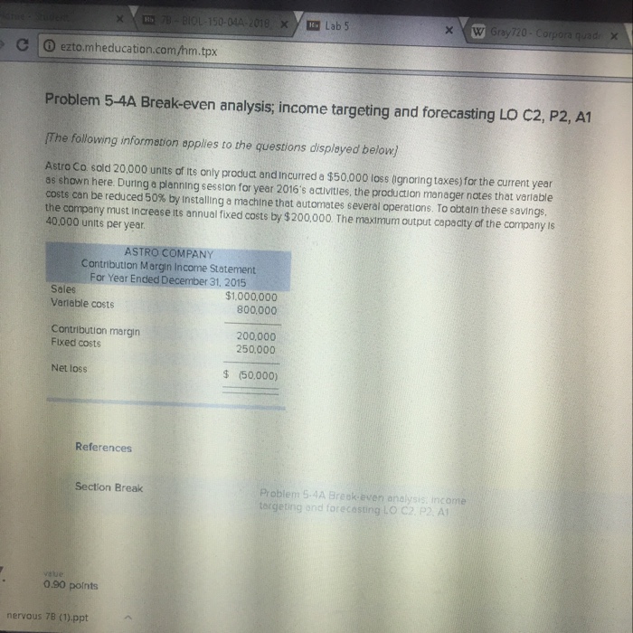 will remain at $562,500. The income tax rate is 20% what amounts
