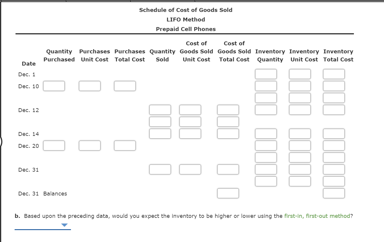 22 units 24 Sale 13 units 30 Purchase 26 units at $73