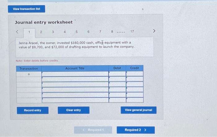 trial balance LO C3, C4, A1, P1, P2 Aracel Engineering completed the