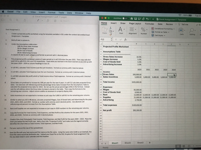  Excel File Edit Window Help View Insert Format Tools Data Excel