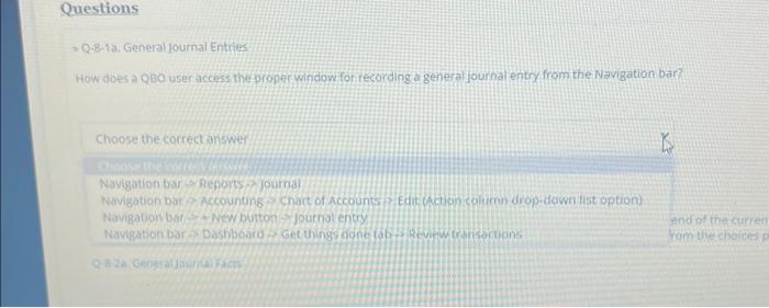 the proper window for recording a generaljournal entyy from the Navigation bar?