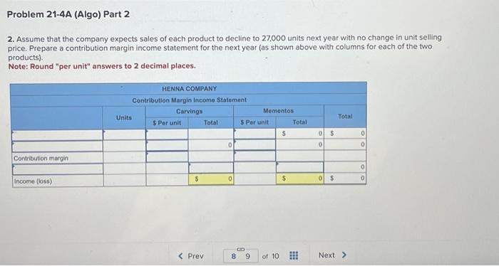 income calculations LO C2, A1, P2 [The following information applies to the