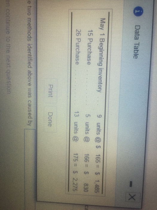  Can you help me with these questions .. Data Table May