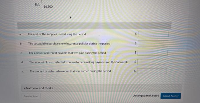 \\ \hline Bal. & 4,900 \\ \hline \end{tabular} \begin{tabular}{r|l|l} \multicolumn{2}{c}{ Accounts Recelvable
