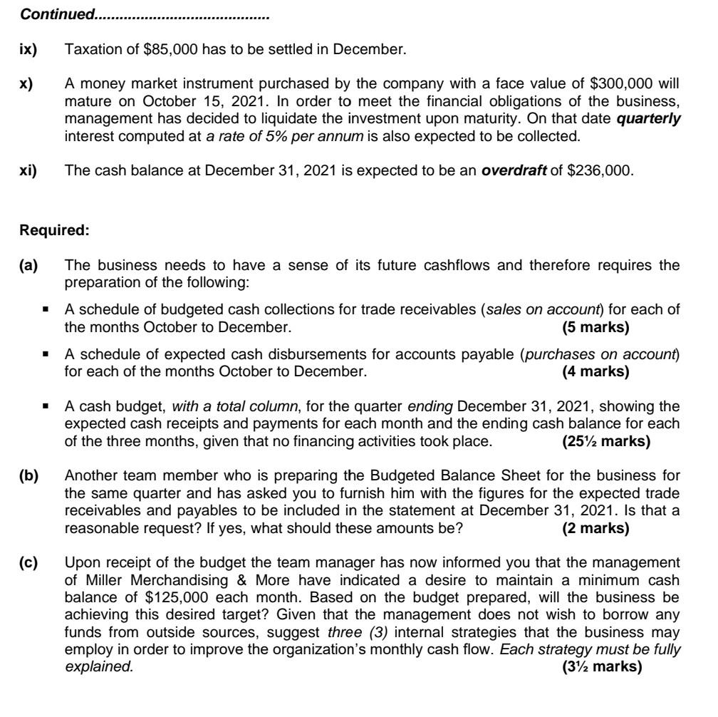 at Miller Merchandising & More, Odail Russell is in the process of