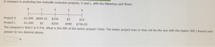 are $12,000 per year for 9 years, and its WACC is 12%.
