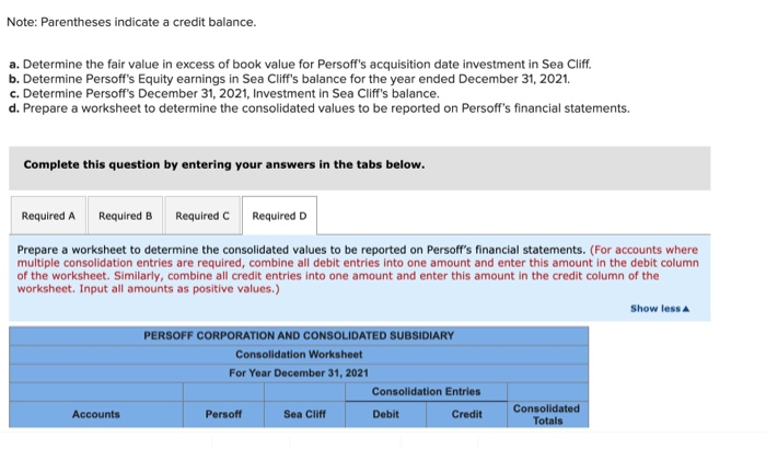 Sea Cliff, Inc., in exchange for $8,119,000 in cash. Persoff elected to