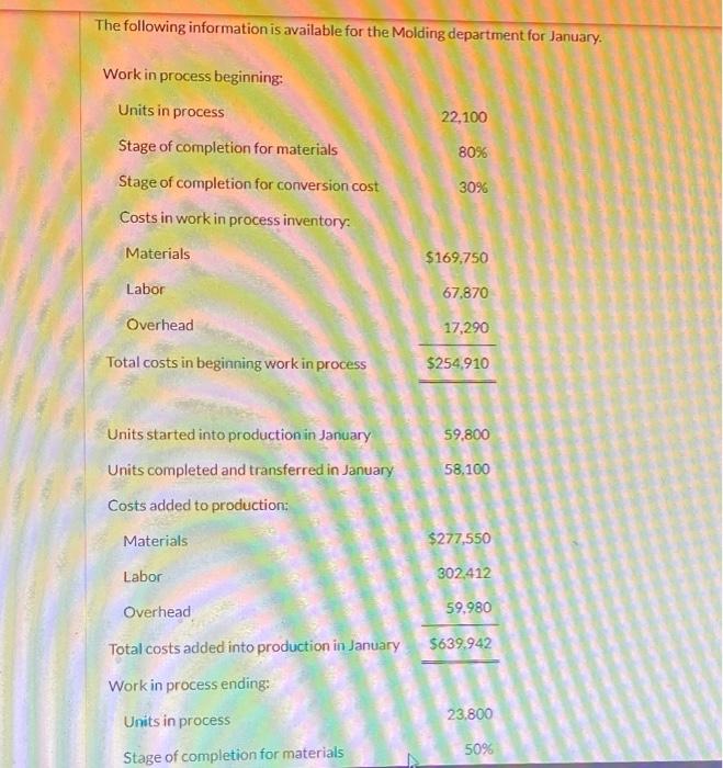 Show the equivalent units for materials and conversion costs if Waterways used