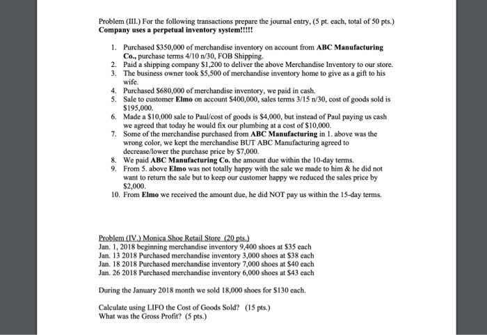 ANSWER QUESTIONS 3 AND 4 WRITE CLEAR AND SIMPLE JOURNAL ENTRIES CREDITS