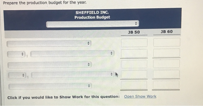 December 31,2017.Accounting assistants furnish the data shown below. Product Product 60 0