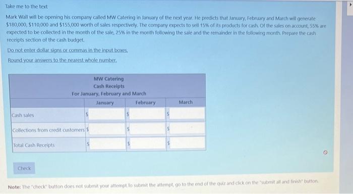  Take me to the text Mark Wall will be opening his