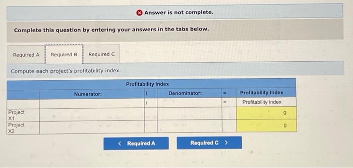 company can choose only one project, which should it choose on the
