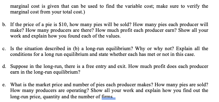 UNLESS YOU WANT TOO. THANK YOU! Market for apple pies in the
