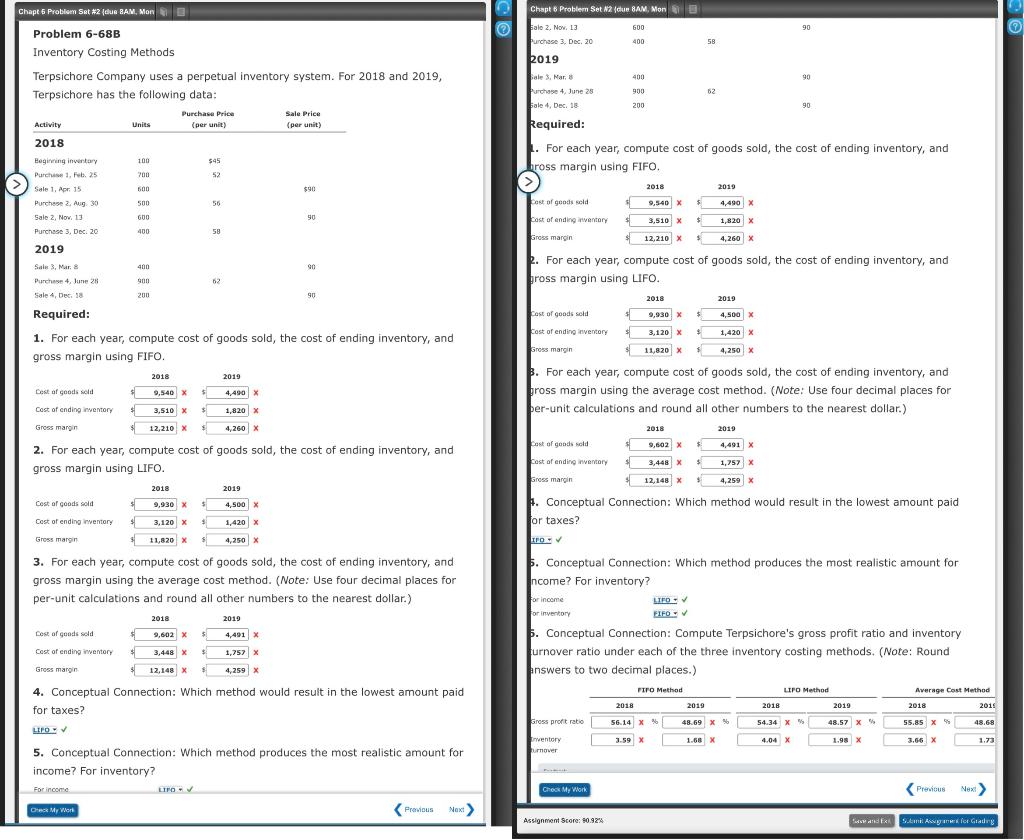  Chapt6 Problem Set #2 (dus BAM, Mon 600 90 Chapt6 Problem