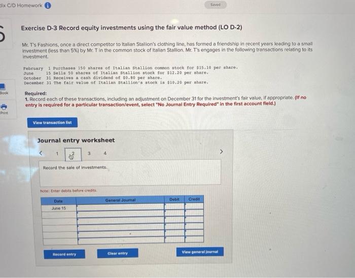D-2) 5 Mr. T's Fashions, once a direct competitor to Italian Stallion's