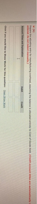 year ended December 31, 2020, the job cost sheets of Blossom Company