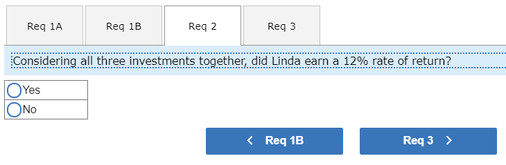 the hands of a broker, who purchased the following securities on Linda's