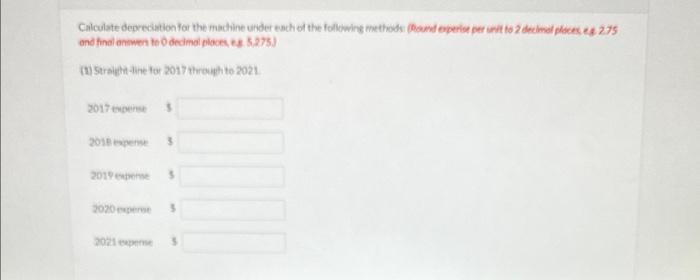 April 4, 2017, at a cost of $160,000. The company estimated that