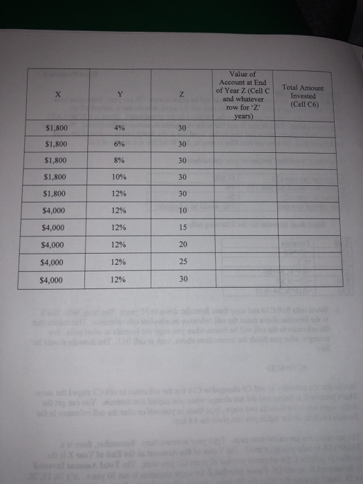 page 2 to the Assignments section of Bb (with your Excel file).