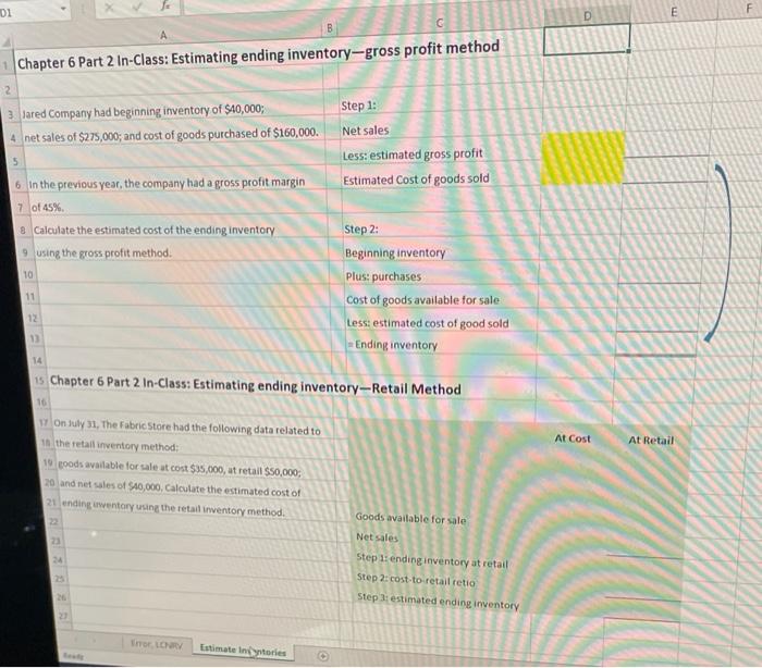 - Inventory Error 2 The Weston Company performed a physical inventory count
