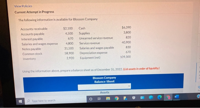  View Policies Current Attempt in Progress The following information is available