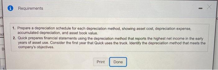 requirements! thank you in advance! Question Help On January 1, 2014, Quick