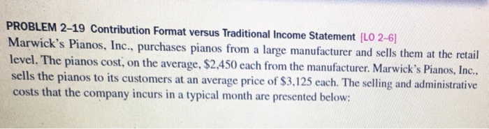  Can you please help answer the required questions 1-3? PROBLEM 2-19