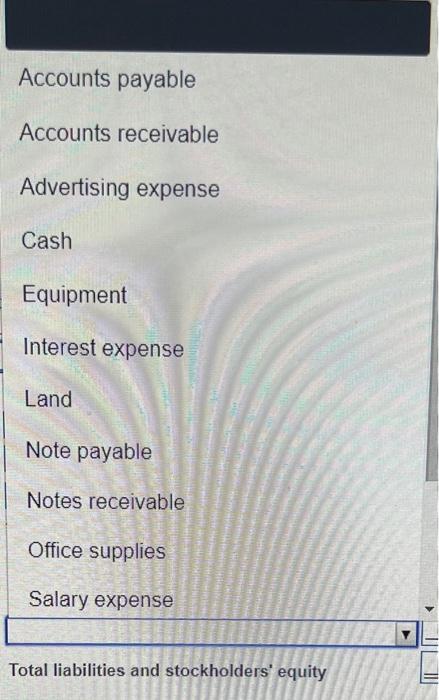 sheet. If an input feid is not ised in the balance she
