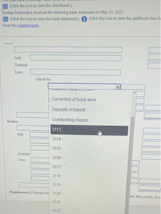 Pead the inoutitmerta other a feeb) Bank: (Click the icon to view