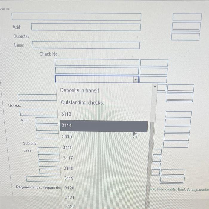 the requirements. unlap Automotive received the following bank statement on May 31,