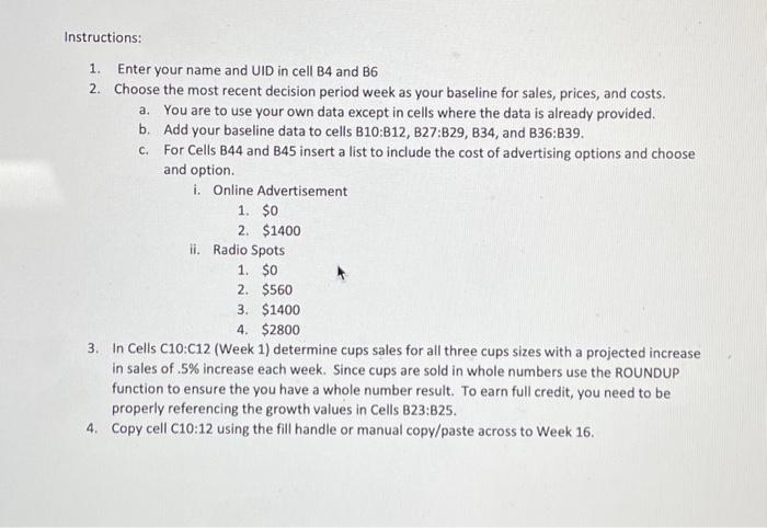 Medium Cups Sold 4100 Large Cups Sold 1956 Small Cup Price $4.25