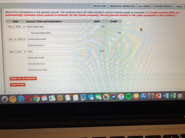 Exercise 8-11 These transactions took place for Concord Corporation 2016 May 1
